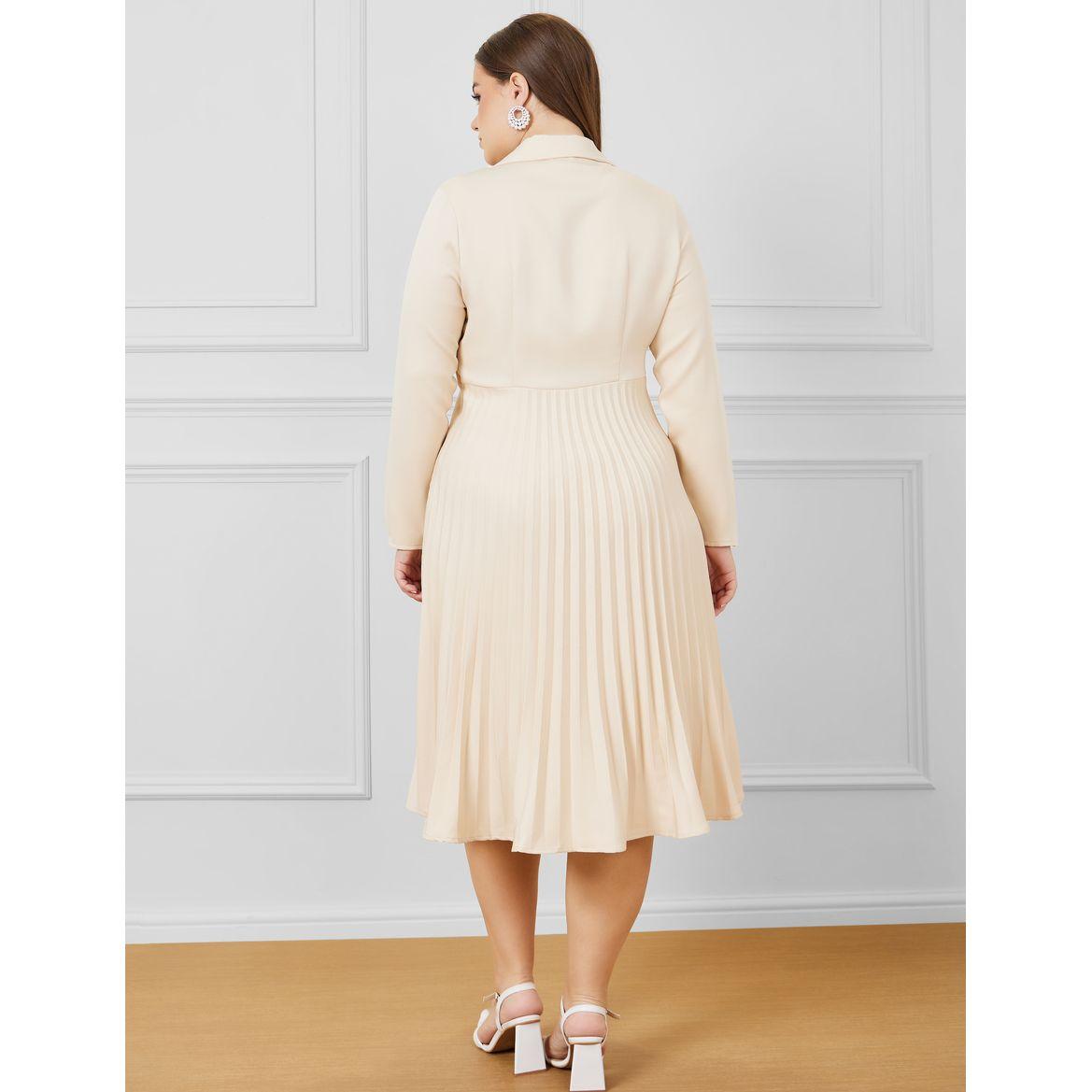 Styli Plus Long Sleeve Blazer Midi Dress-women-clothing-dresses-image-5