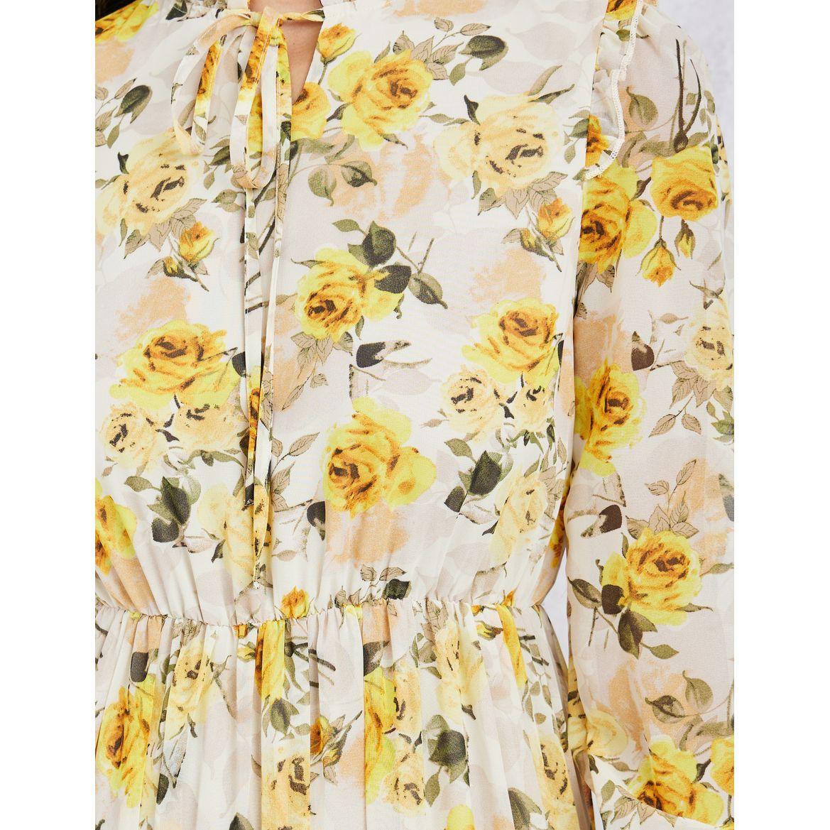 فستان طويل مزين بكشكش-women-clothing-dresses-image-3
