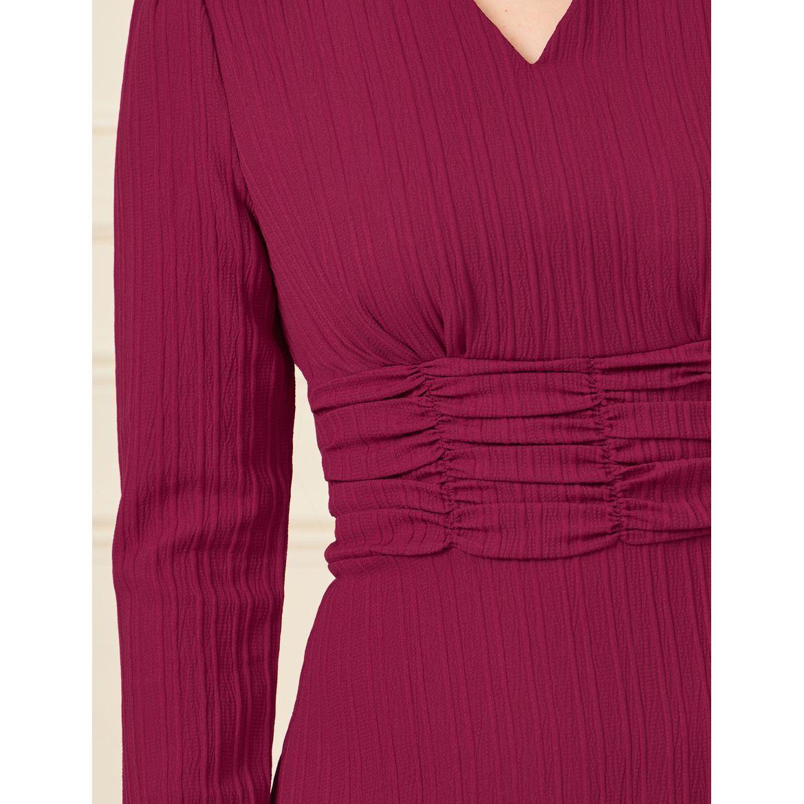 Styli Gathered Waistband Detail Maxi Dress-women-clothing-dresses-image-3