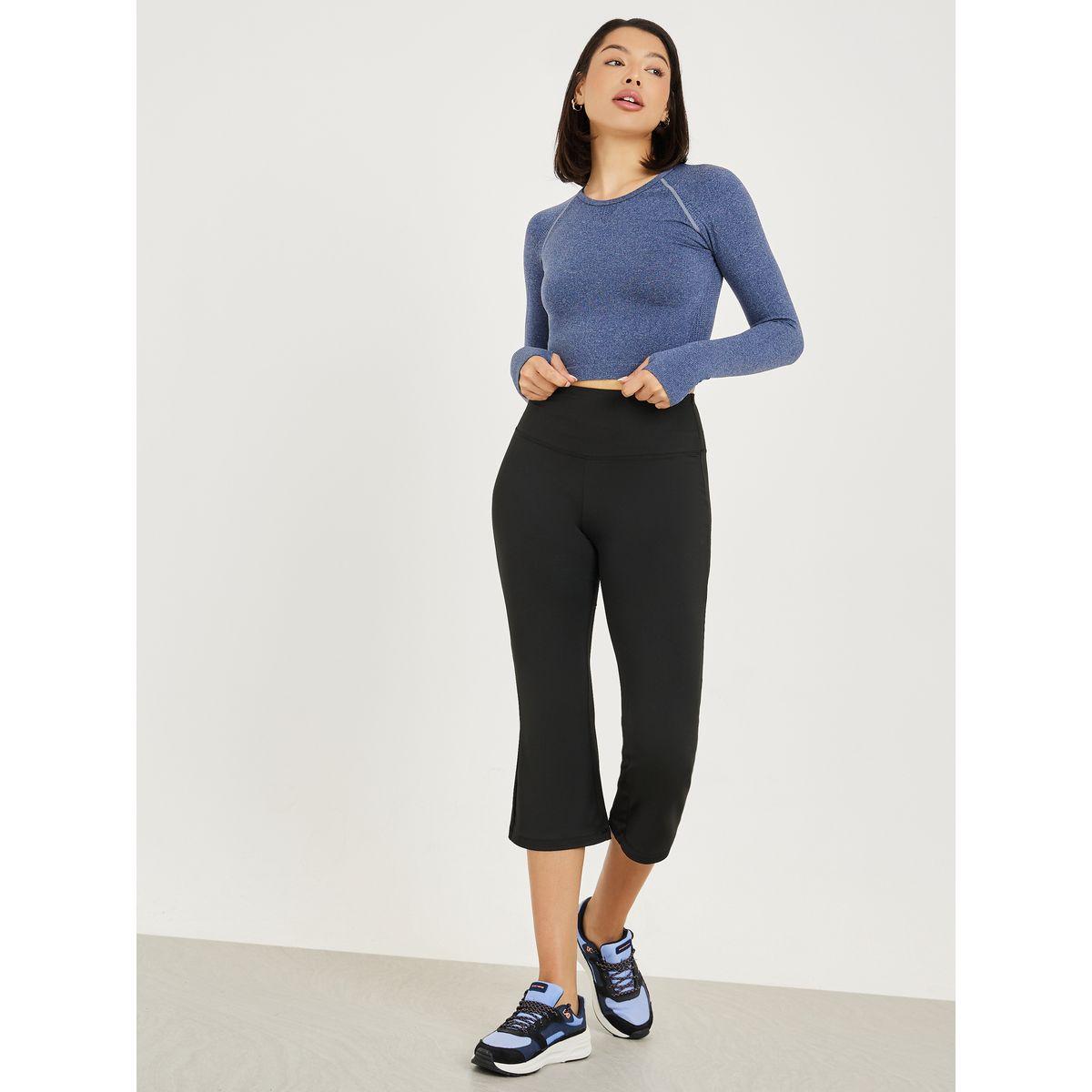 بلوزة رياضية بنسيج الميلانج-women-clothing-sportswearandactivewear-tshirtsandvests-image-2