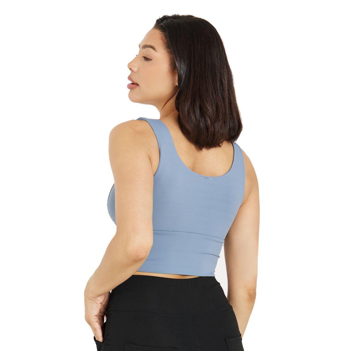 Styli Active Front Zip Extra Broad Underband Longline Firm Support Sports Bra-sports-women-clothing-sportsbras-image-4