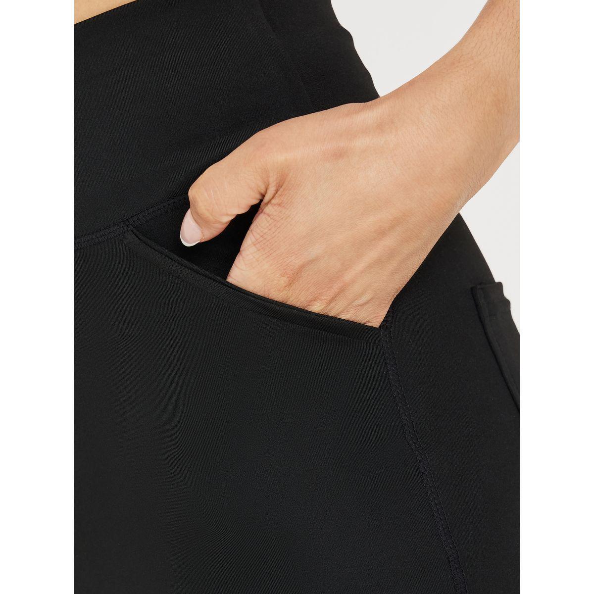 Styli Active Wide Waistband Flared Leggings with Pockets-women-clothing-sportswearandactivewear-bottoms-leggings-image-3