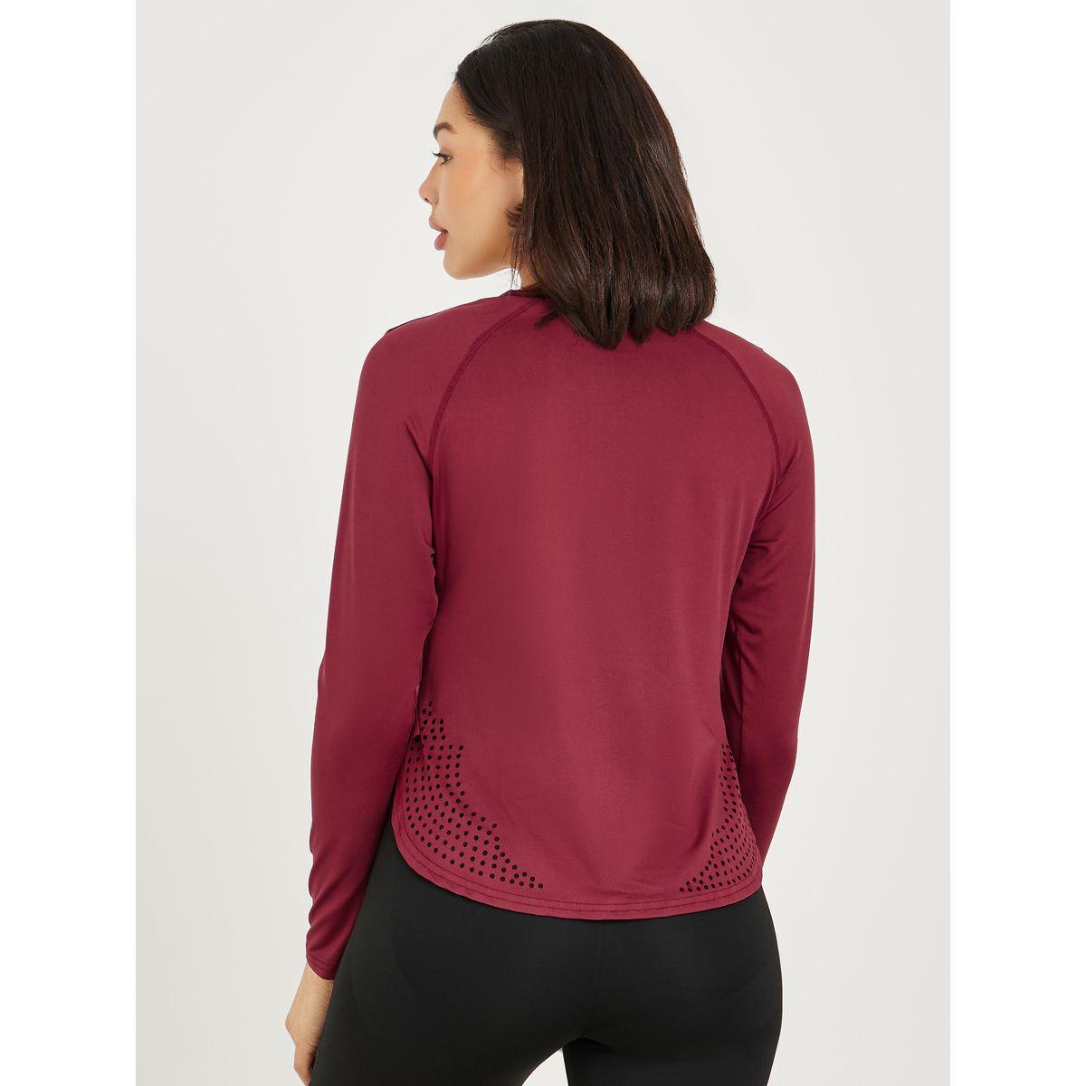بلوزة بأكمام طويلة وحافة منحنية-women-clothing-sportswearandactivewear-tshirtsandvests-image-4