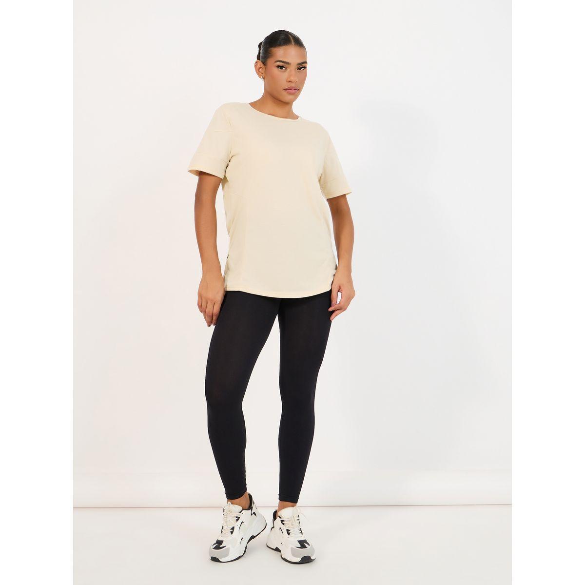 Styli V Mesh Back Side Slit Oversized Top-men-clothing-sportswearandactivewear-tshirtsandpolos-image-3