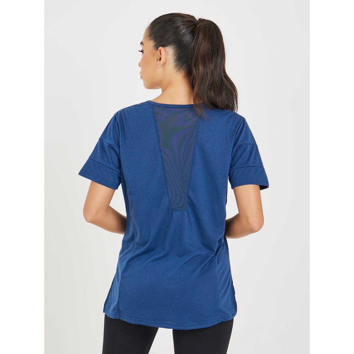 Styli Active V Mesh Back Side Slit Oversized Top-men-clothing-sportswearandactivewear-tshirtsandpolos-image-5