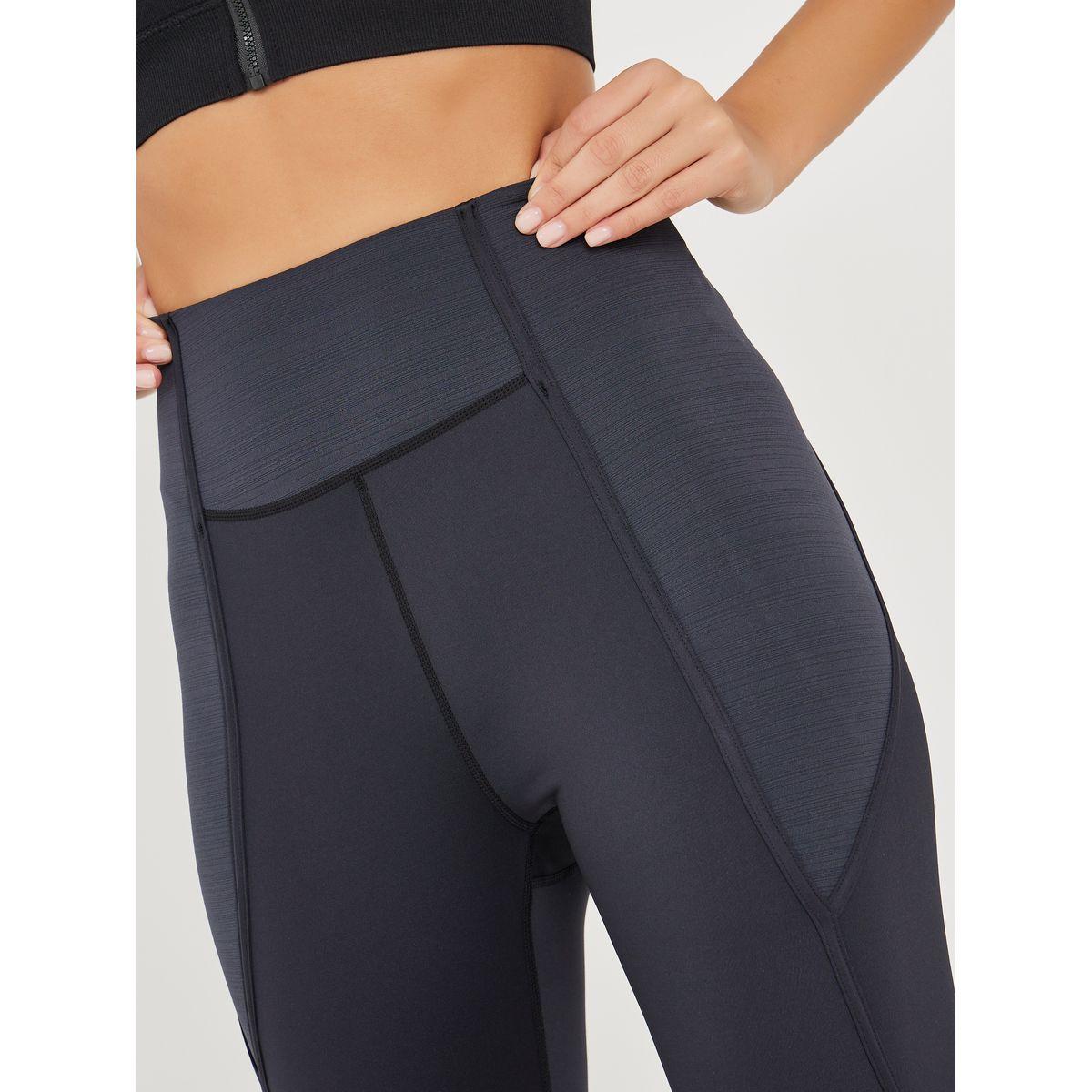 Styli Active Thick Seam Detail Textured Panels Leggings-women-clothing-sportswearandactivewear-bottoms-image-3