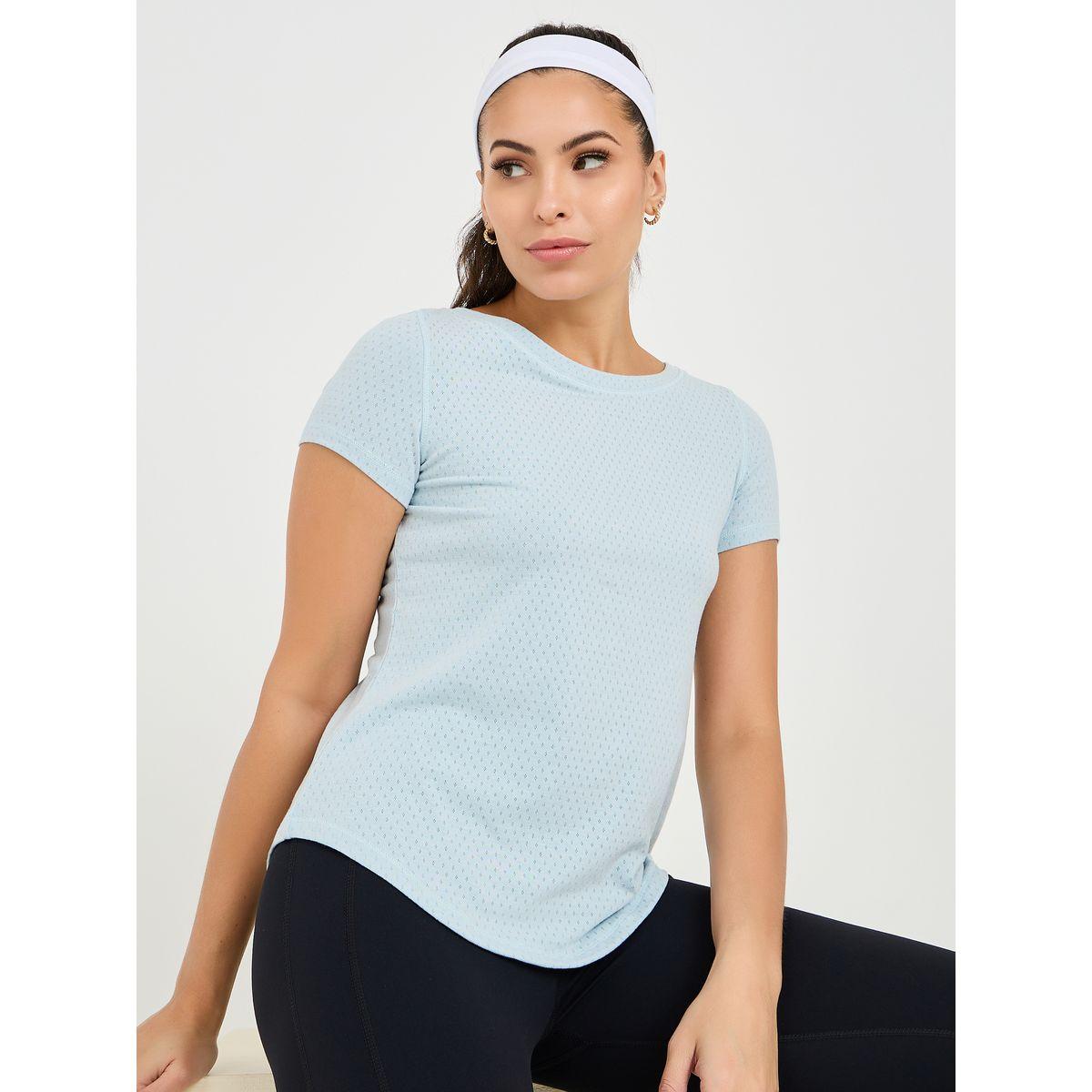 Styli Active Textured Over All Back String Hold Top-women-clothing-sportswearandactivewear-tshirtsandvests-image-6