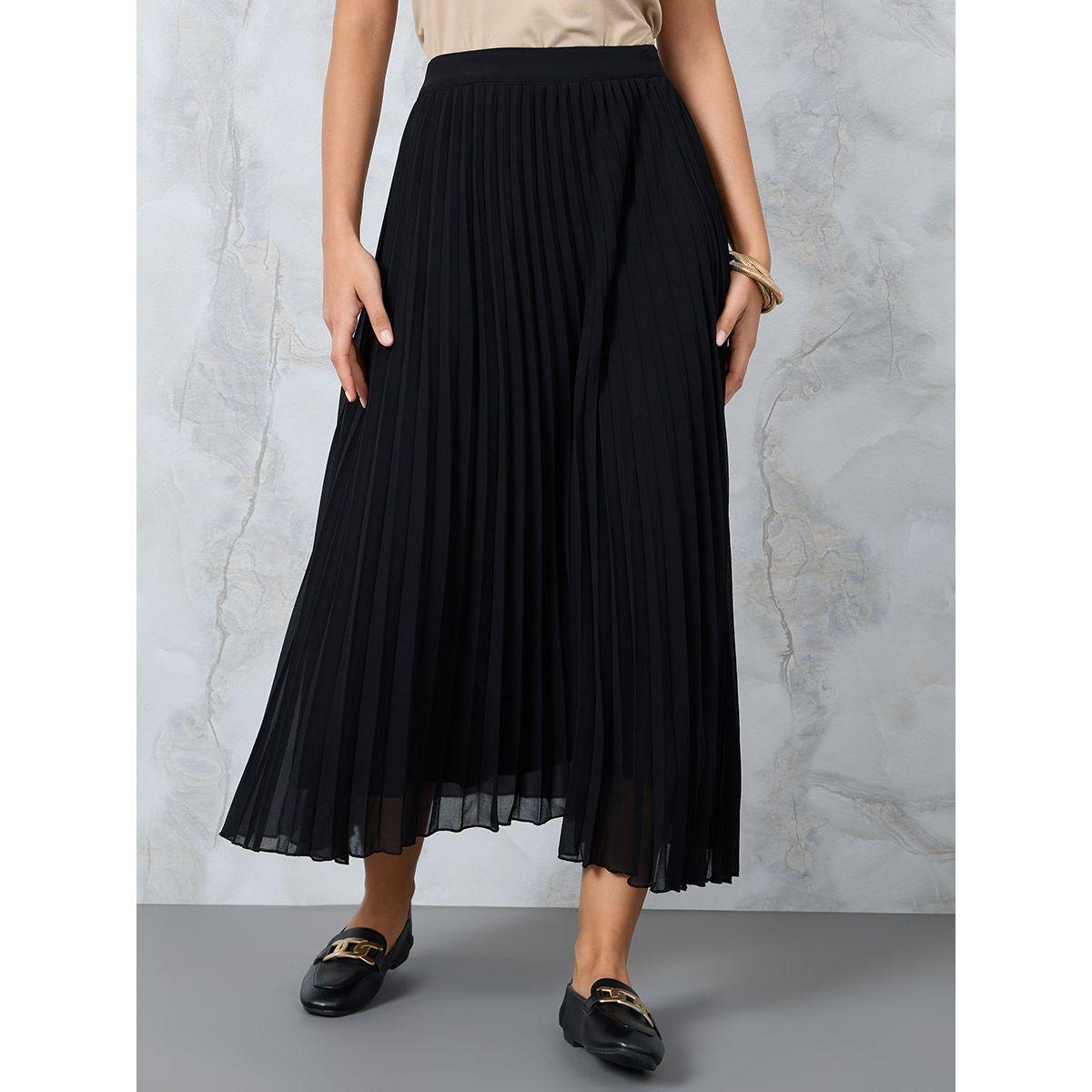 تنورة ميدي مزينة بكسرات-women-clothing-bottoms-skirts-image-2