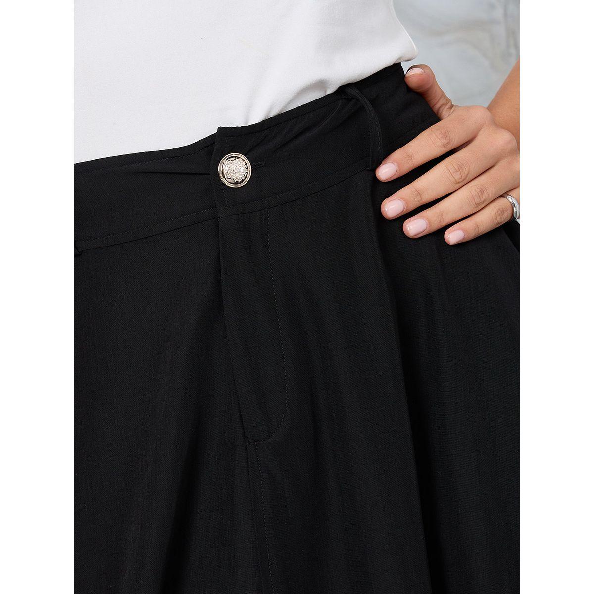 تنورة ميدي سادة بفتحات حزام-women-clothing-bottoms-skirts-image-3