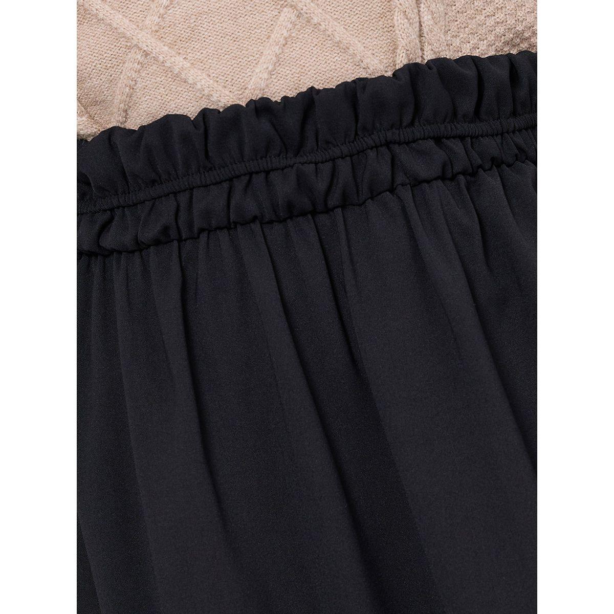 Styli Broad Elasticated Waistband A-Line Maxi Skirt-women-clothing-bottoms-skirts-image-3