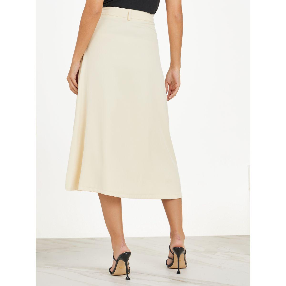 Styli Button Detail Wrap Front Midi Skirt-women-clothing-bottoms-skirts-image-4