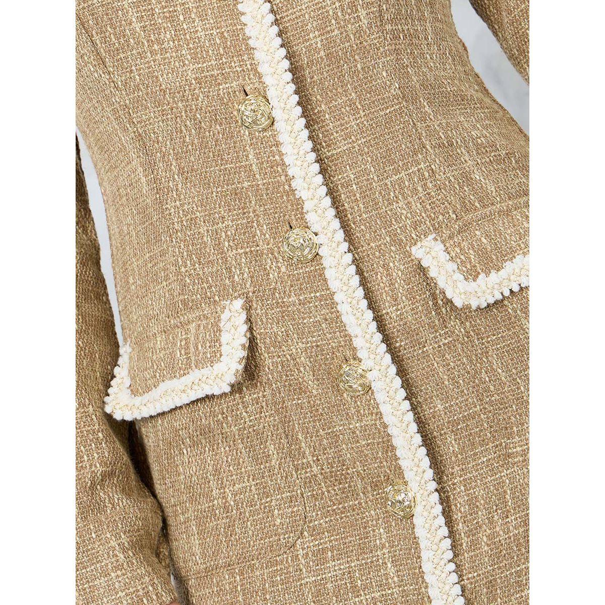 فستان تويد ميدي بأزرار غلق-women-clothing-dresses-image-3