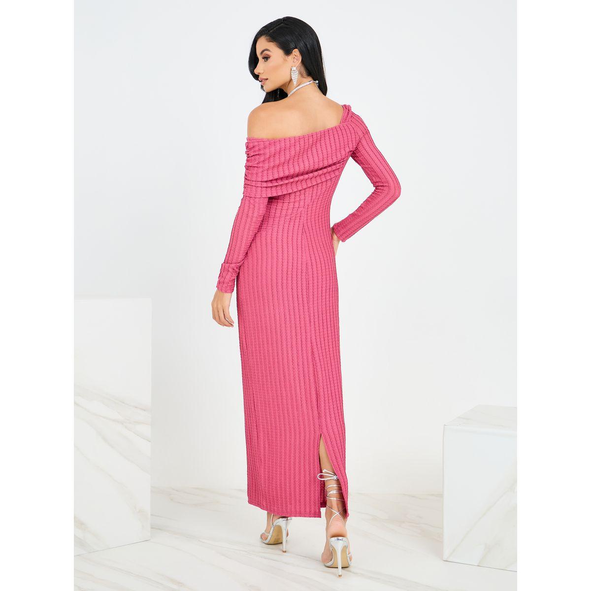 فستان طويل بأكتاف مكشوفة-women-clothing-dresses-image-2