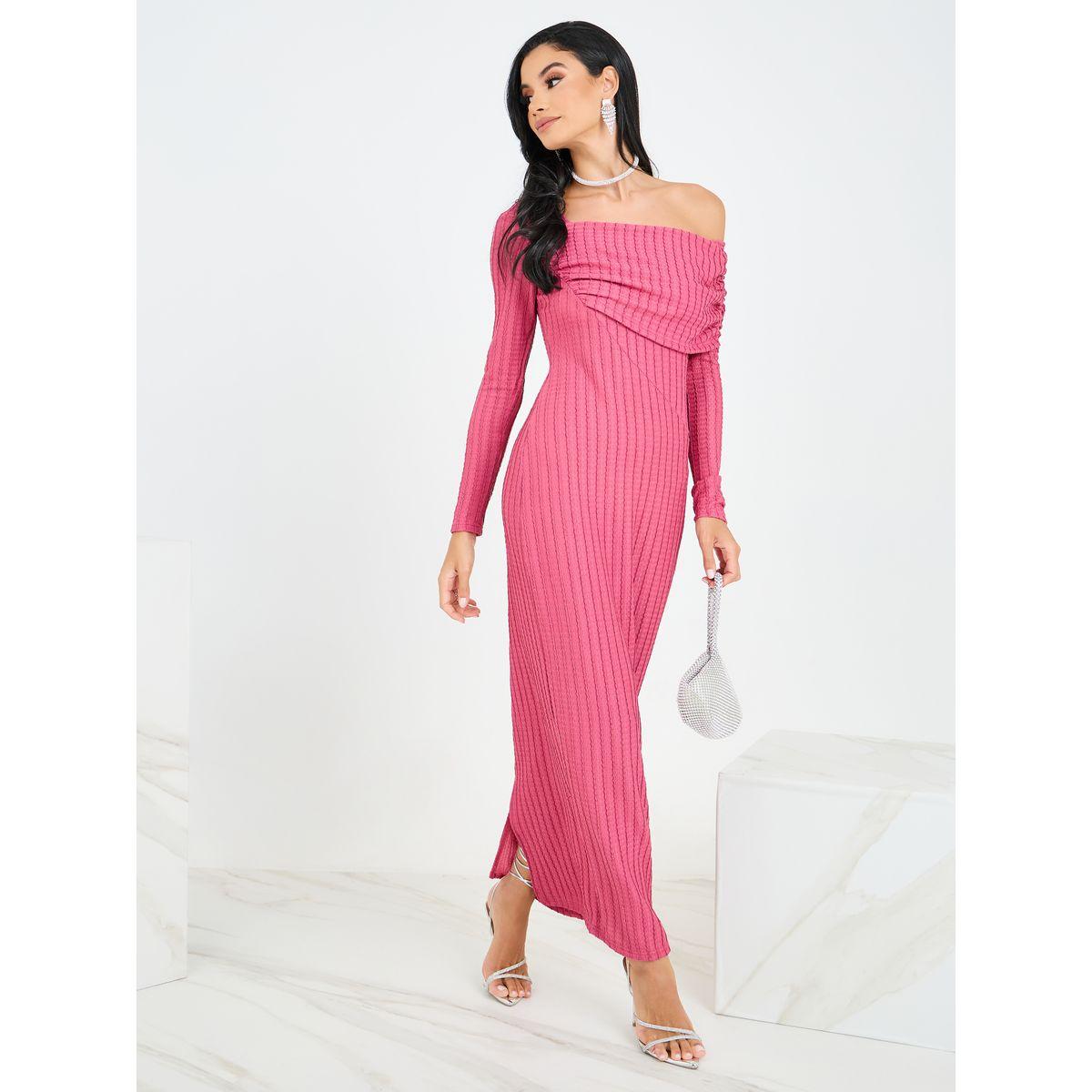 فستان طويل بأكتاف مكشوفة-women-clothing-dresses-image-1