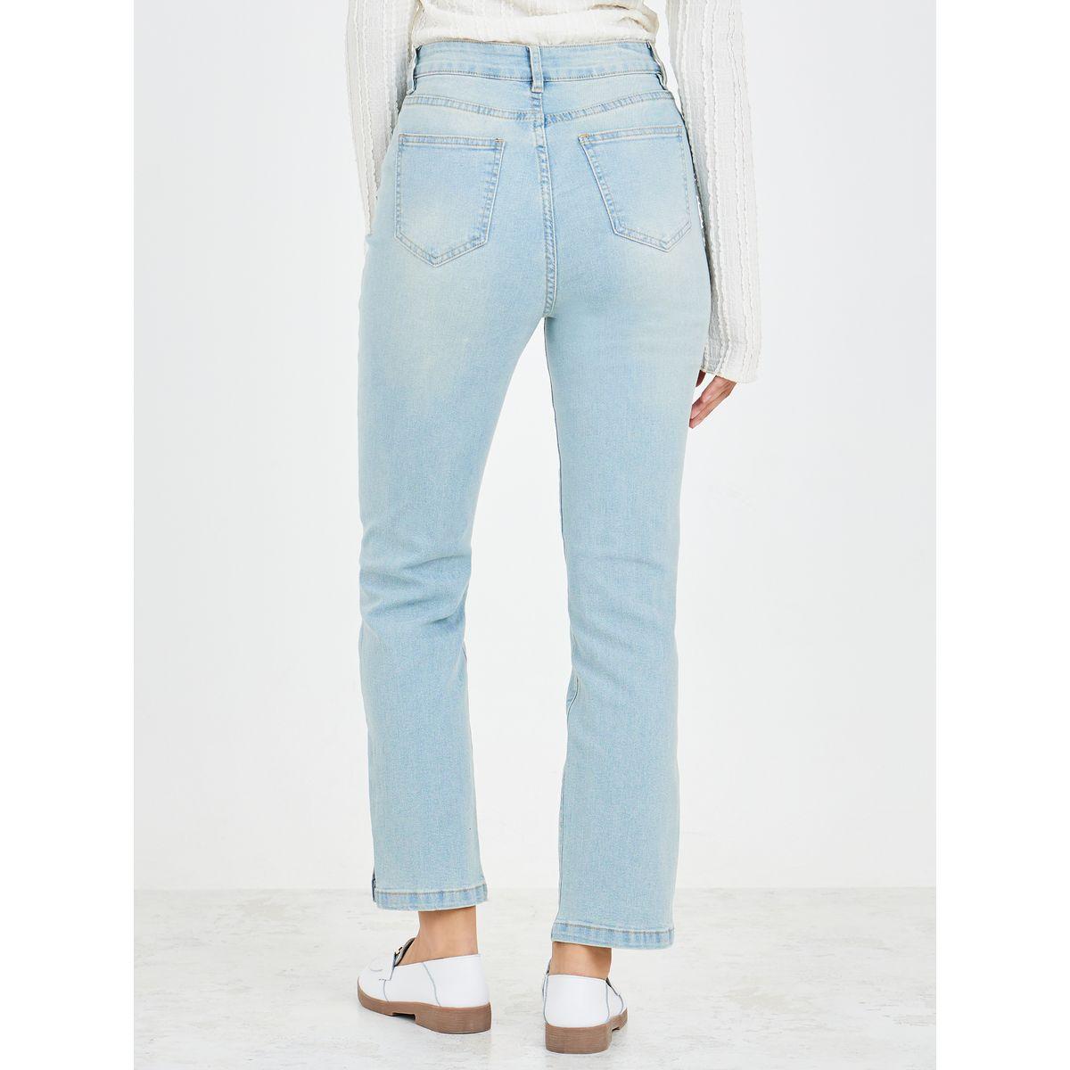 Styli High Rise Slim Fit Jeans with Slit Hem-women-clothing-bottoms-jeans-image-5