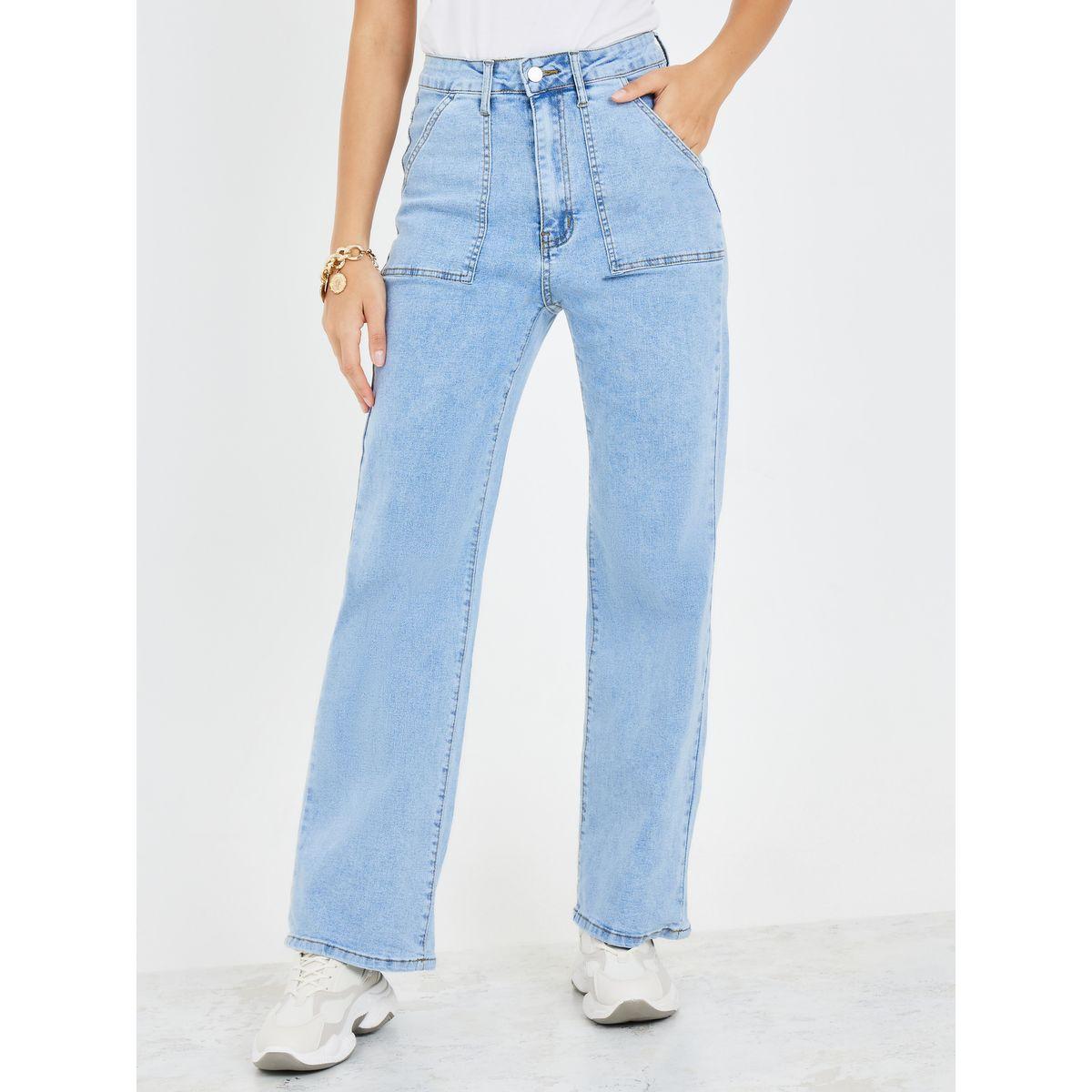 جينز بقصة أرجل واسعة-women-clothing-bottoms-jeans-image-2