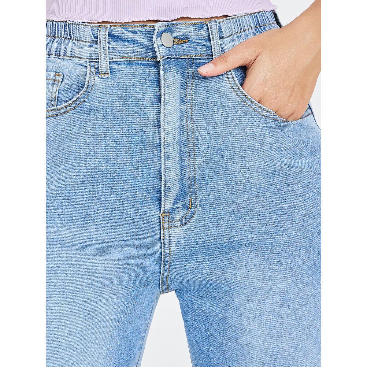 Styli High Rise Straight Fit Jeans with Elastic Waistband-women-clothing-bottoms-jeans-image-3