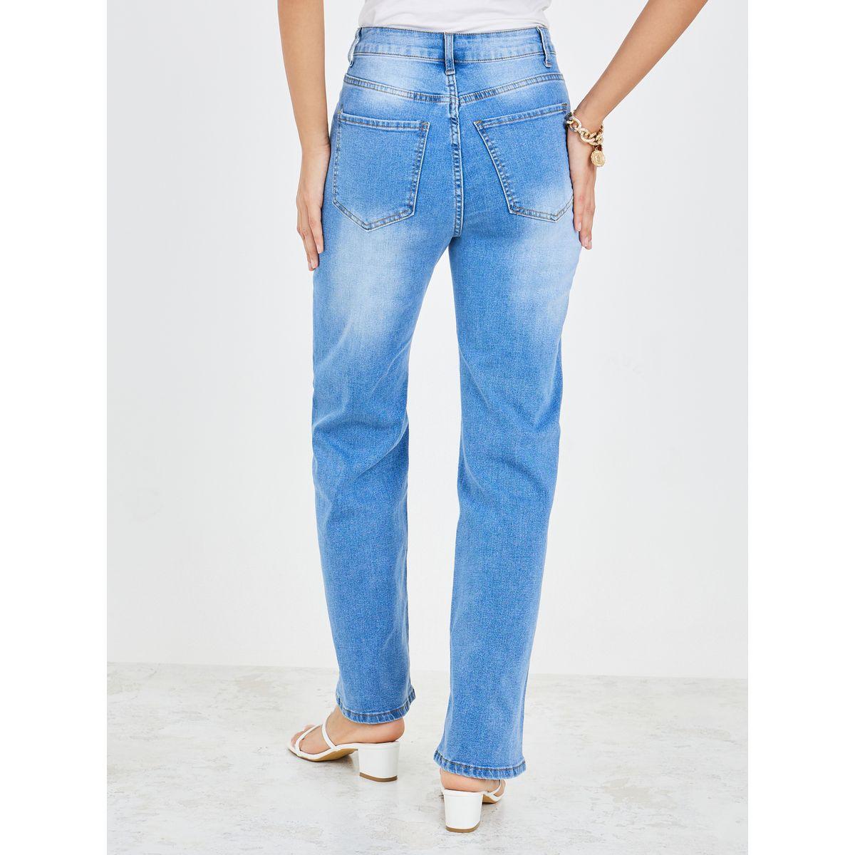 Styli High Rise Washed Straight Fit Jeans-women-clothing-bottoms-jeans-image-4