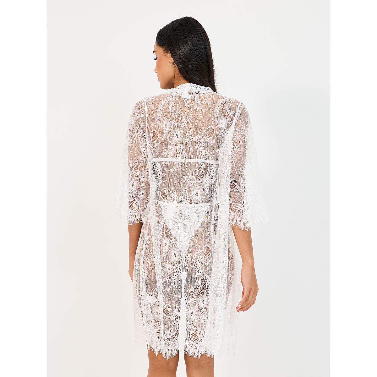 مجموعة من روب وبودي سوت بتفاصيل دانتيل-women-clothing-lingerie-corsets-image-3