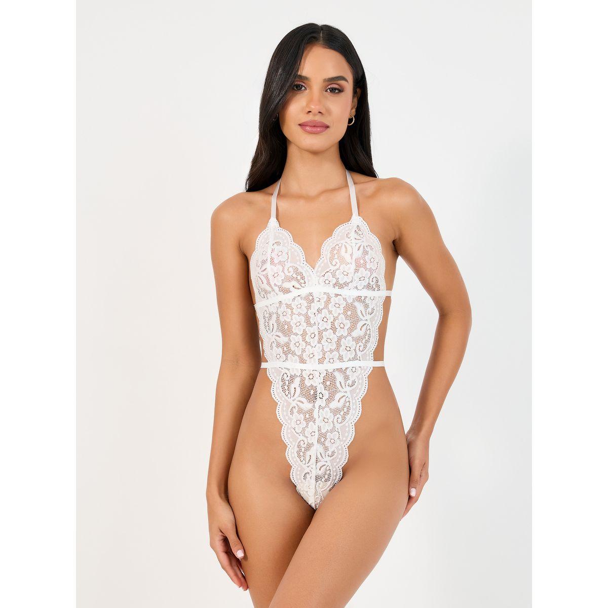 مجموعة من روب وبودي سوت بتفاصيل دانتيل-women-clothing-lingerie-corsets-image-4