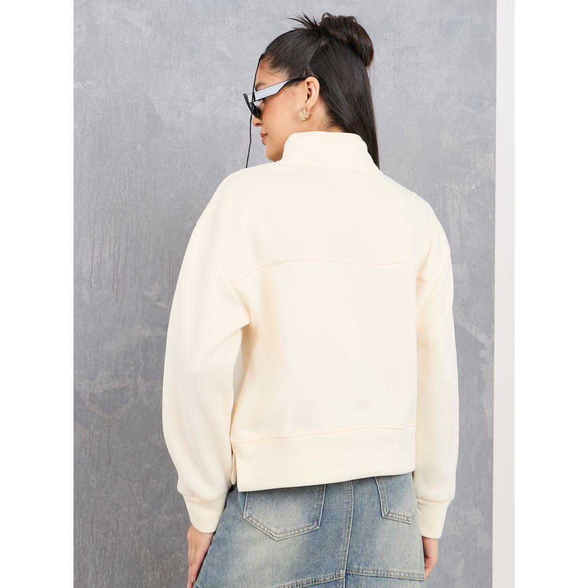 Styli Oversized Drop Shoulder Zip Up Sweatshirt-women-winterwear-hoodiesandsweatshirts-sweatshirts-image-5