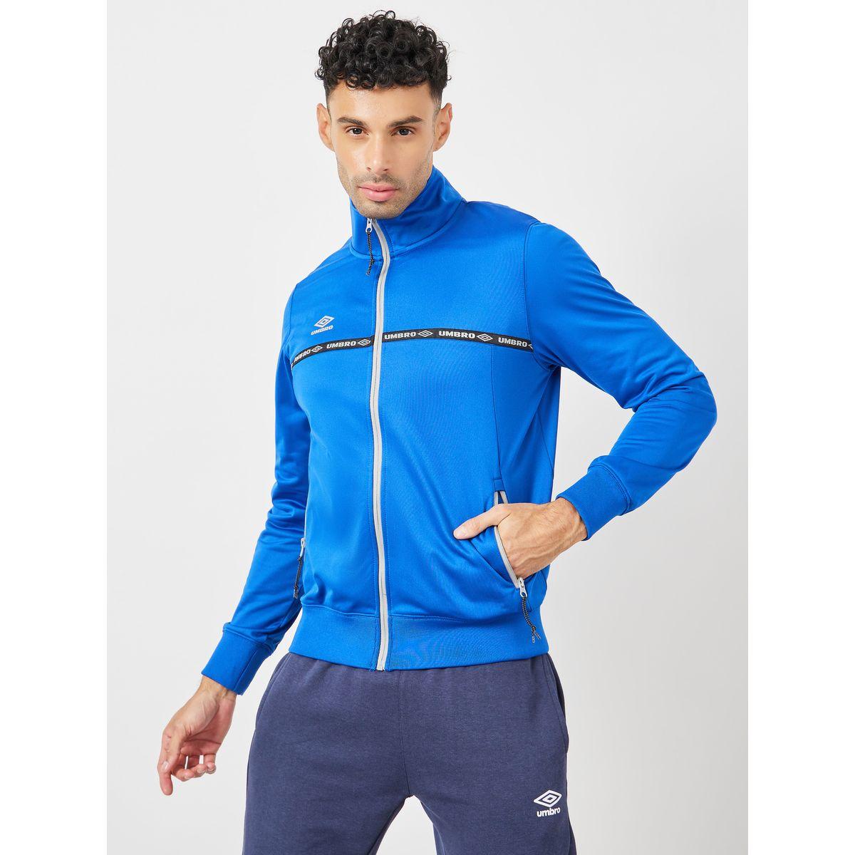 Logo Taping Detail Full Zip Sweatshirt-men-winterwear-hoodiesandsweatshirts-image-1