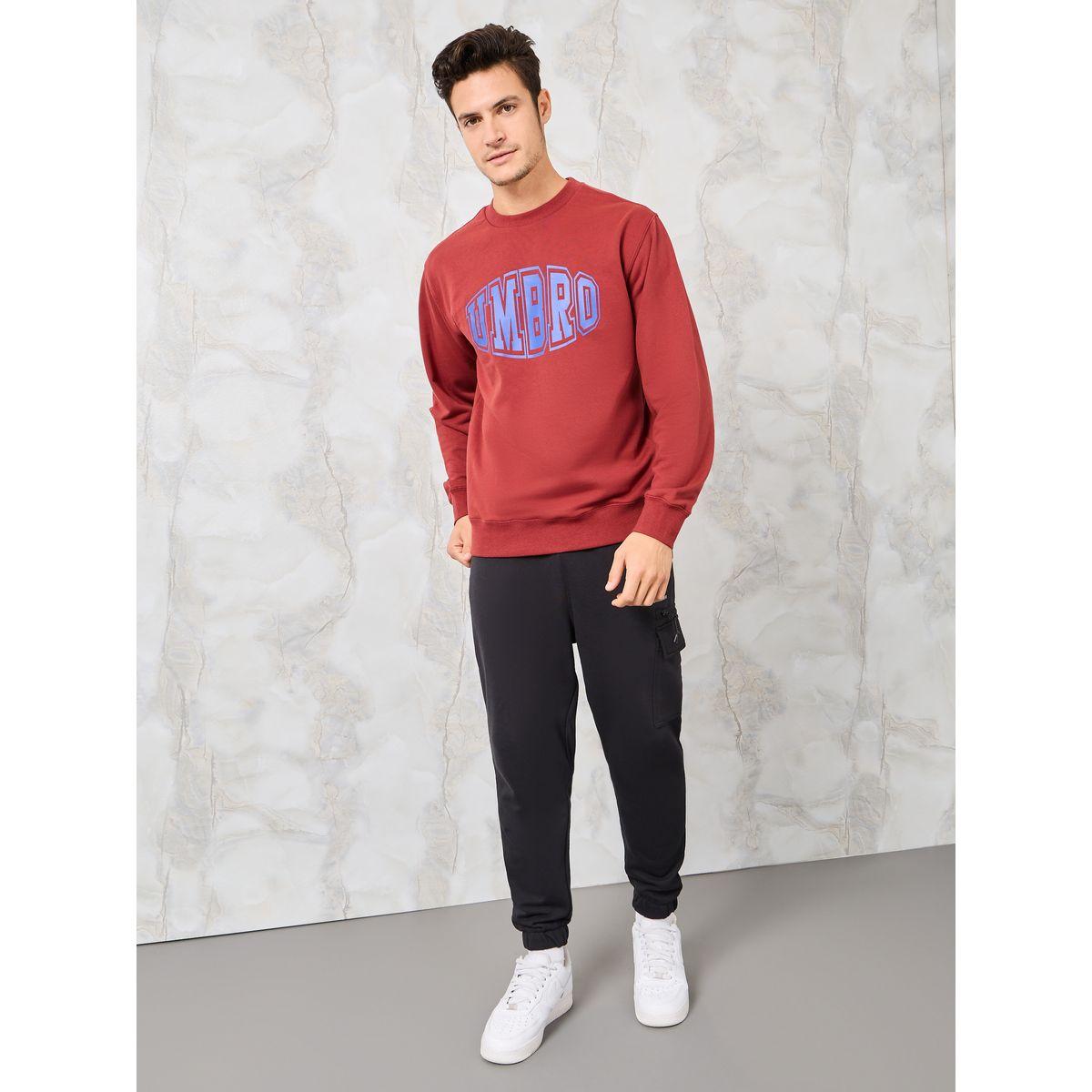 Varsity Round Neck Sweatshirt-men-winterwear-hoodiesandsweatshirts-image-2