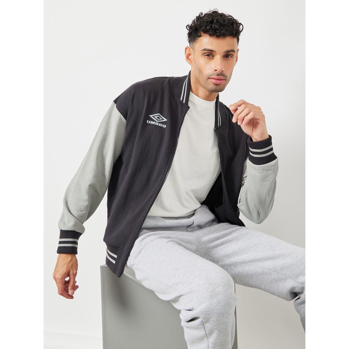 Varsity Bomber Jacket with Full Zip-men-clothing-jacketsandblazers-jackets-image-1