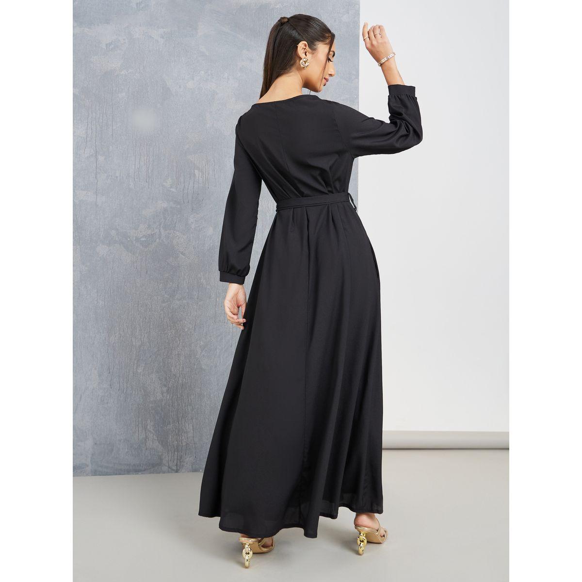 فستان طويل مع حزام خصر-women-clothing-dresses-image-4