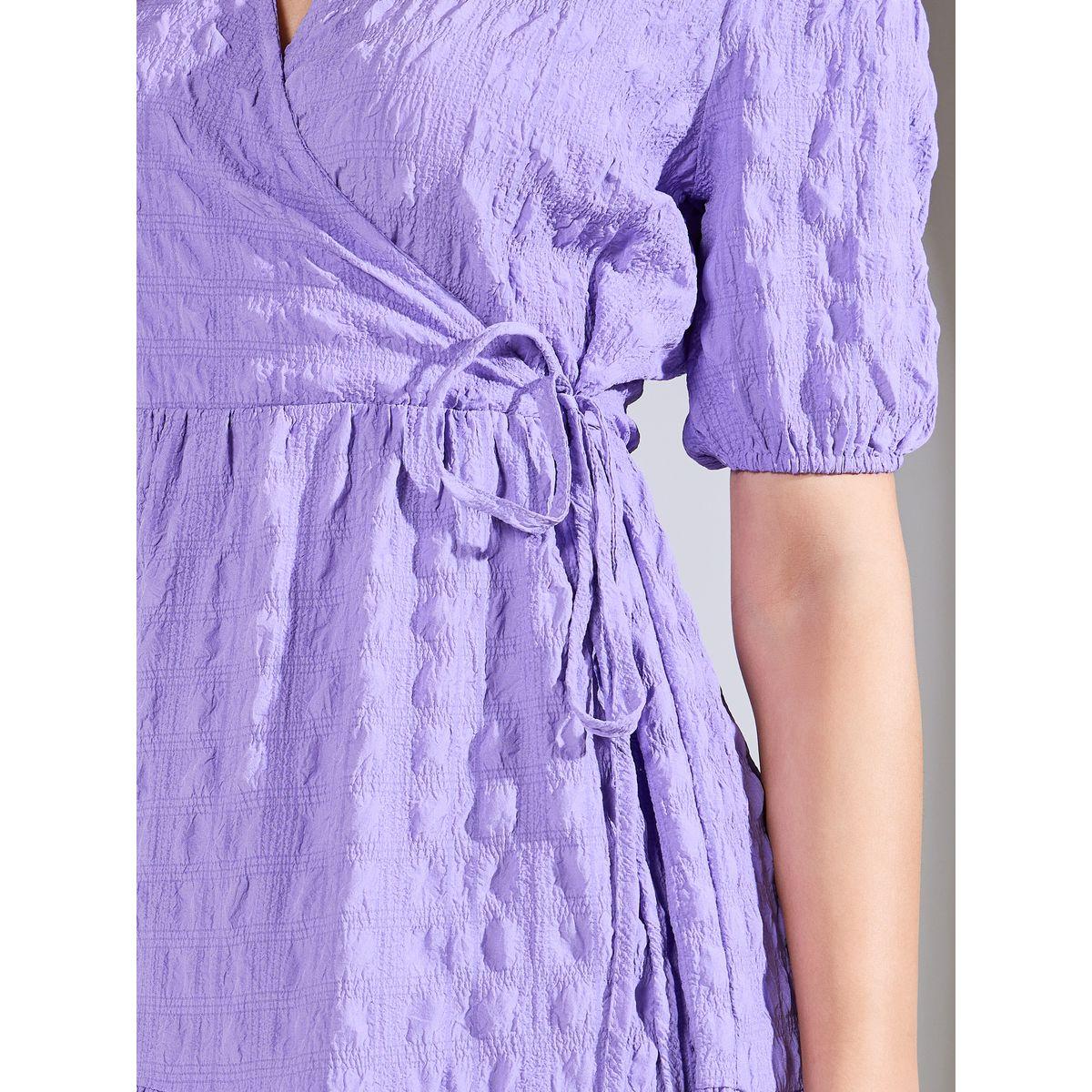 Styli Elevate Textured Tiered Wrap Midi Dress-women-clothing-dresses-image-3