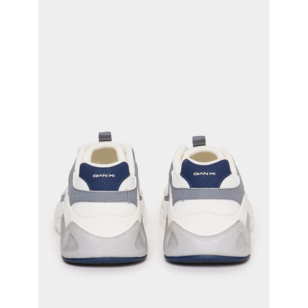 Colorblock Paneled Lace Up Sneakers-men-shoes-sneakers-image-3