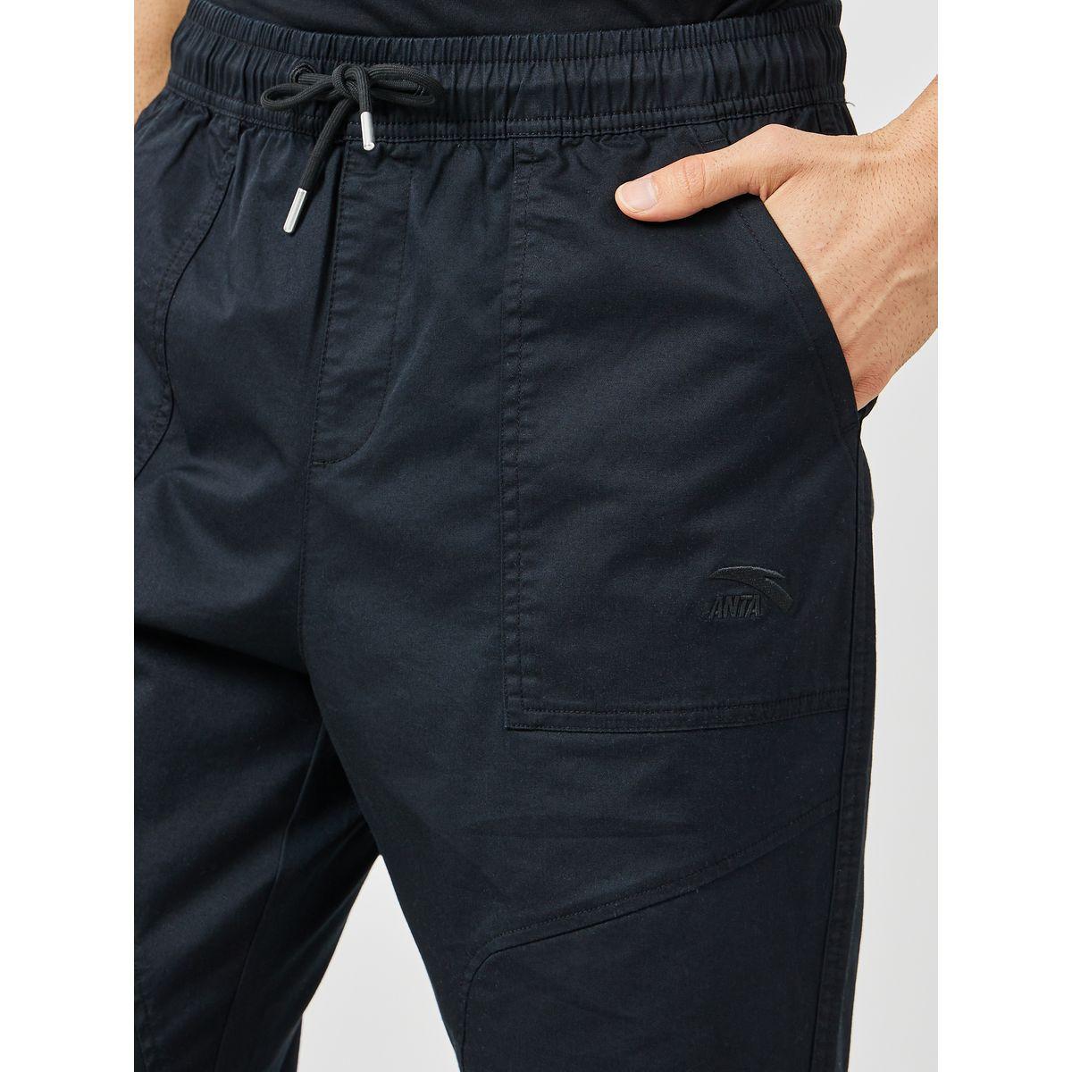 Casual Knit Cuffed Pants with Side Pocket-men-clothing-bottoms-joggers-image-3