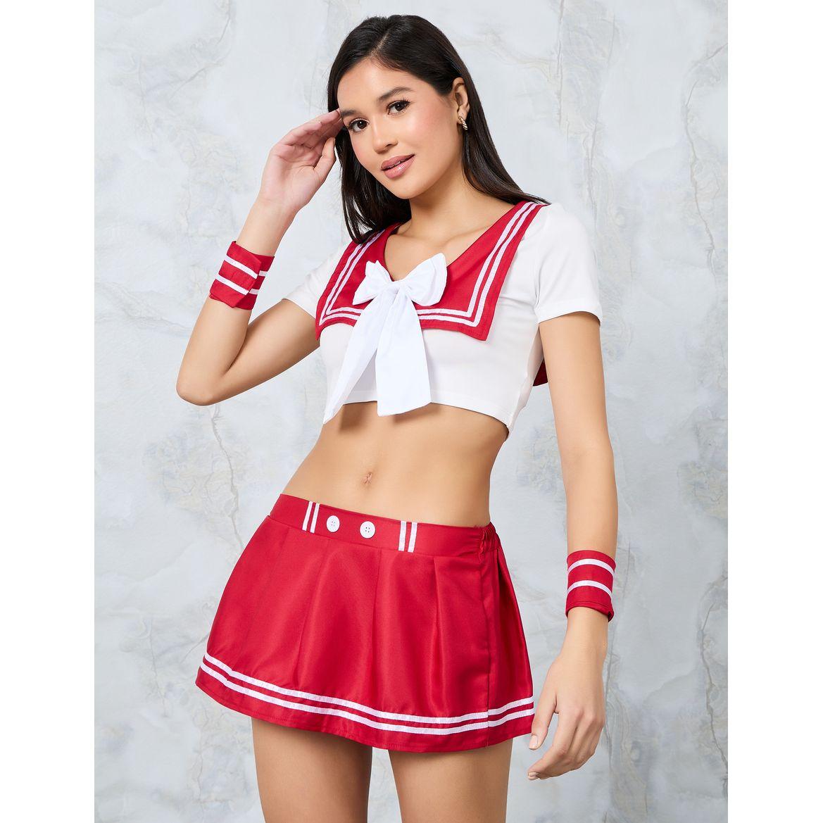 مجموعة من ( فستان + بلوزة قصيرة )-women-clothing-lingerie-lingeriesets-image-1