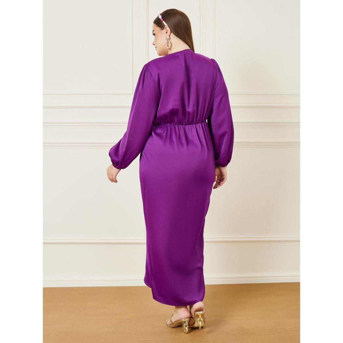 فستان ساتان طويل باكمام طويلة-women-clothing-dresses-image-5
