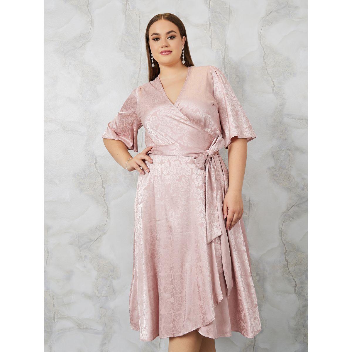 فستان ميدي بنمط لف-women-clothing-dresses-image-2