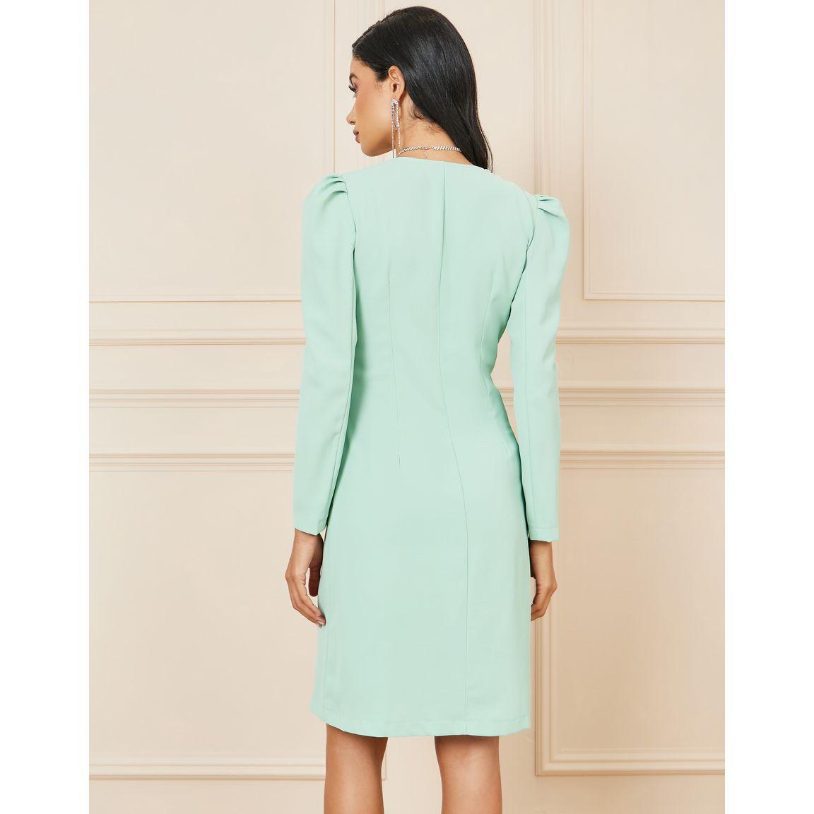 فستان بطول الركبة وصدر مزدوج-women-clothing-dresses-image-4
