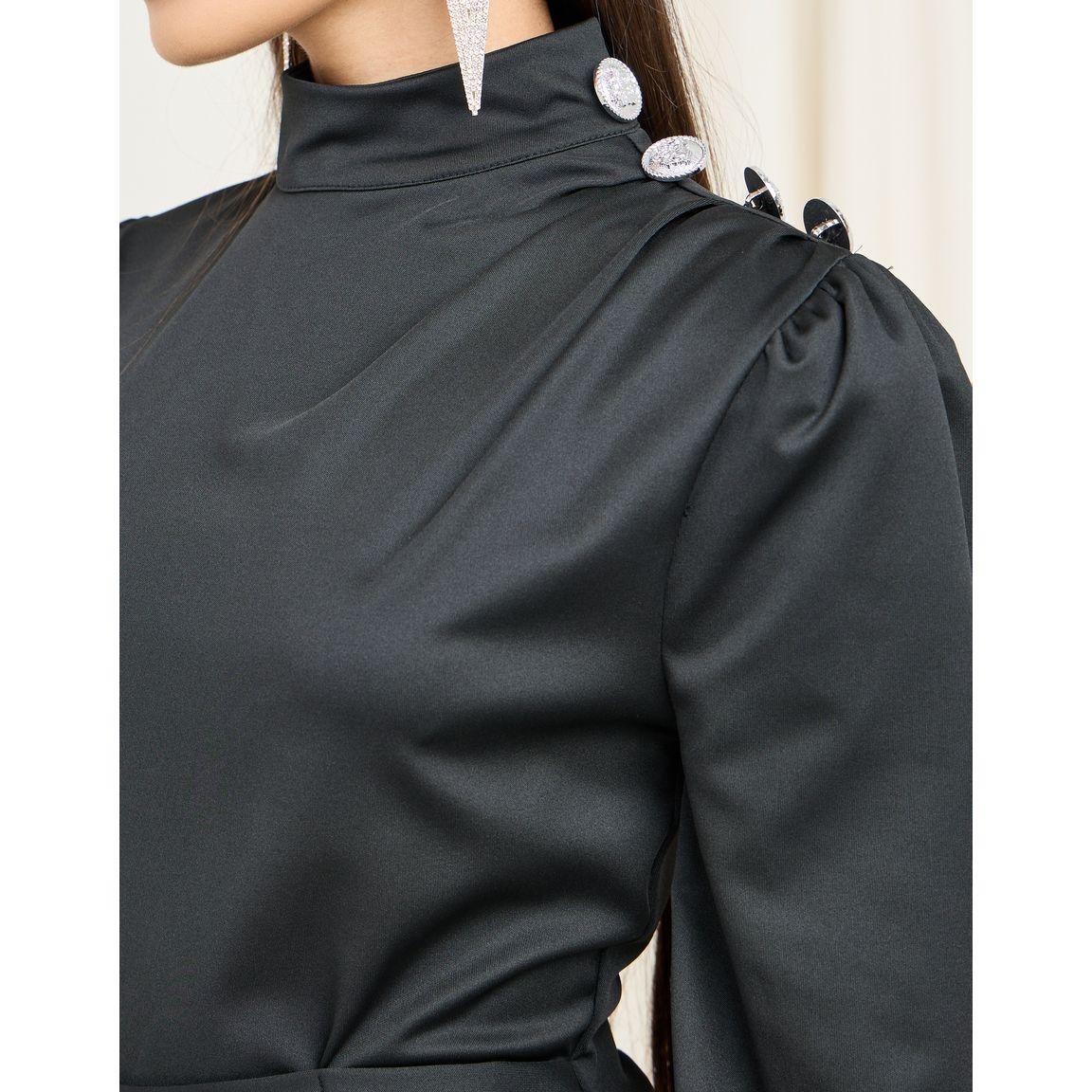 فستان ضيق طويل بياقة عالية-women-clothing-dresses-image-3