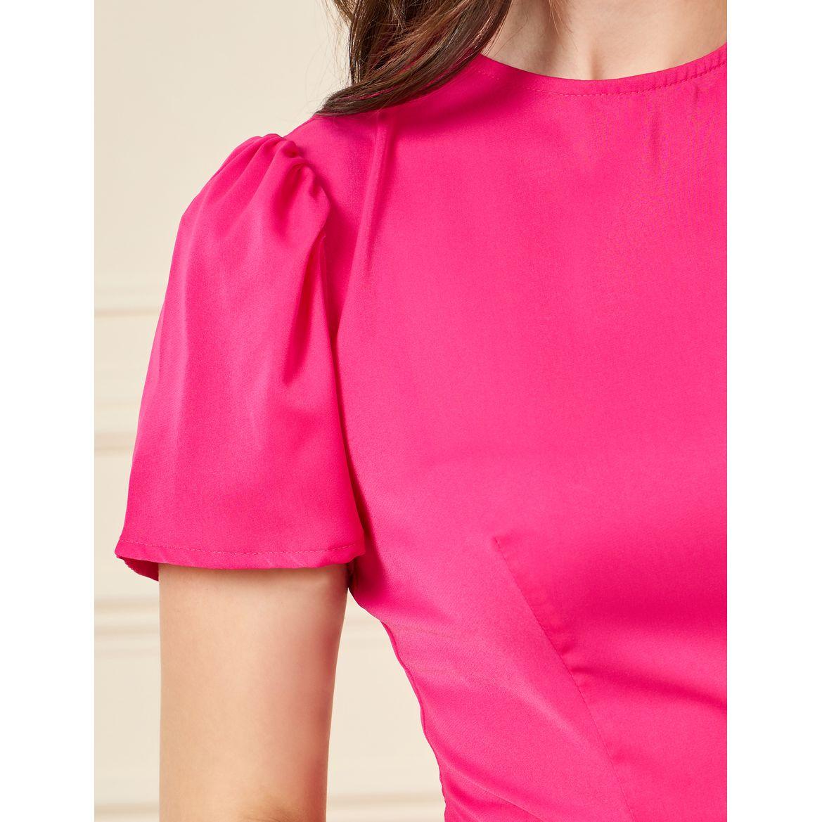 Styli Flared Frill Hem Sheath Midi Dress-women-clothing-dresses-image-4