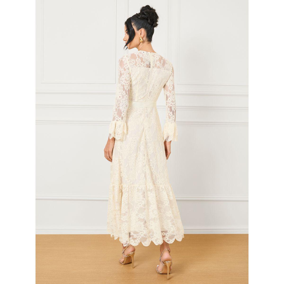 Styli All Over Lace Satin Bow Tie A-Line Maxi Dress-women-clothing-dresses-image-4