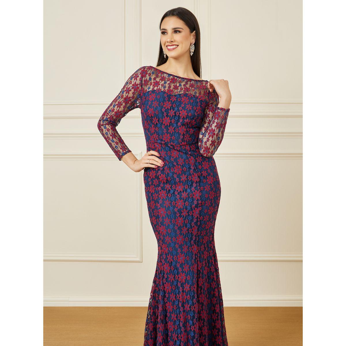 Styli Embroidered Floral Lace Insert Maxi Dress-women-clothing-dresses-image-2