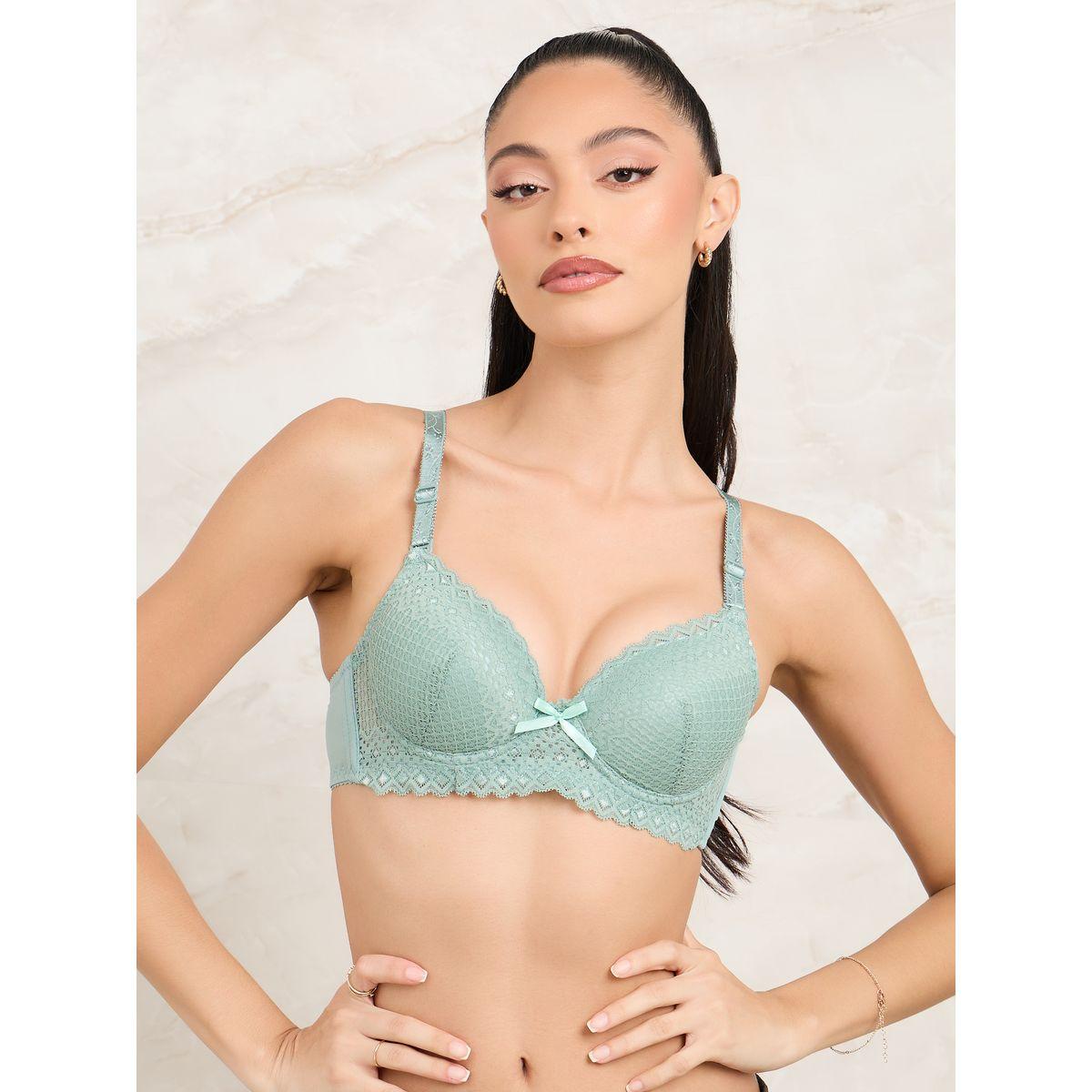 Styli Pack of 2 - Padded Wired All Over Geo Lace T-Shirt Bra-women-clothing-lingerie-bras-image-7