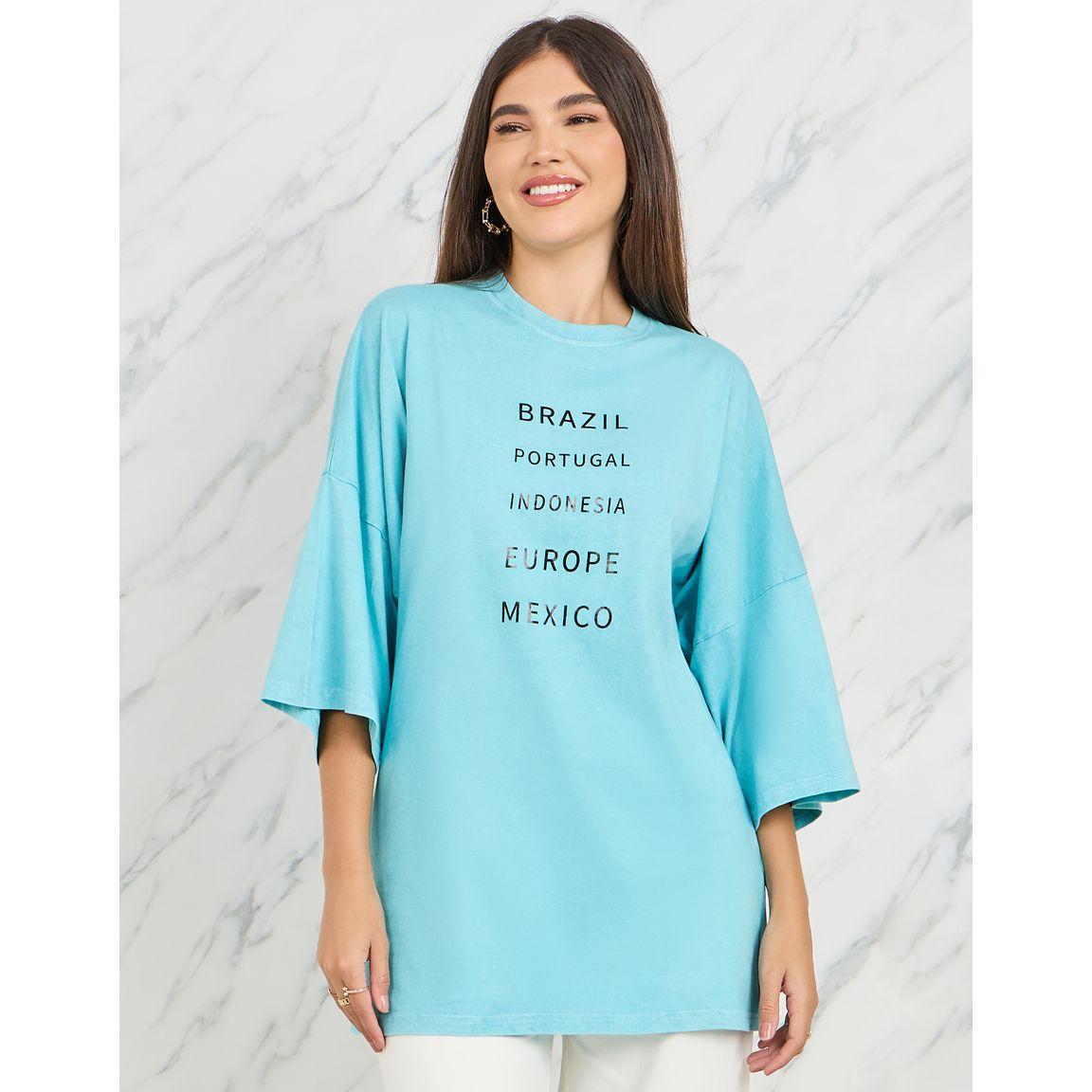 Styli Oversized Acid Wash Drop Shoulder Longline T-Shirt-women-clothing-tshirts-image-1