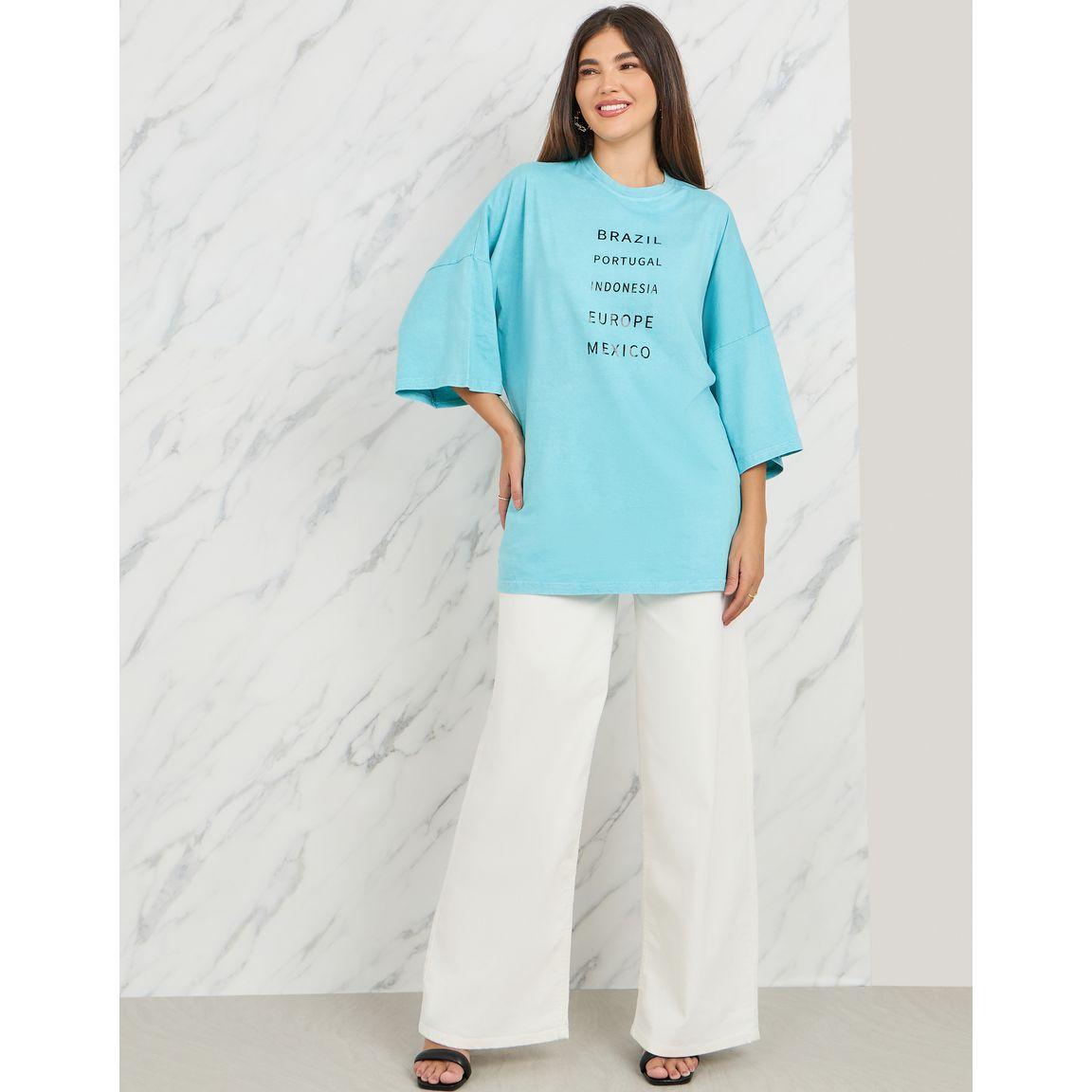 تيشيرت واسع بأكتاف منخفصة-women-clothing-tshirts-image-2