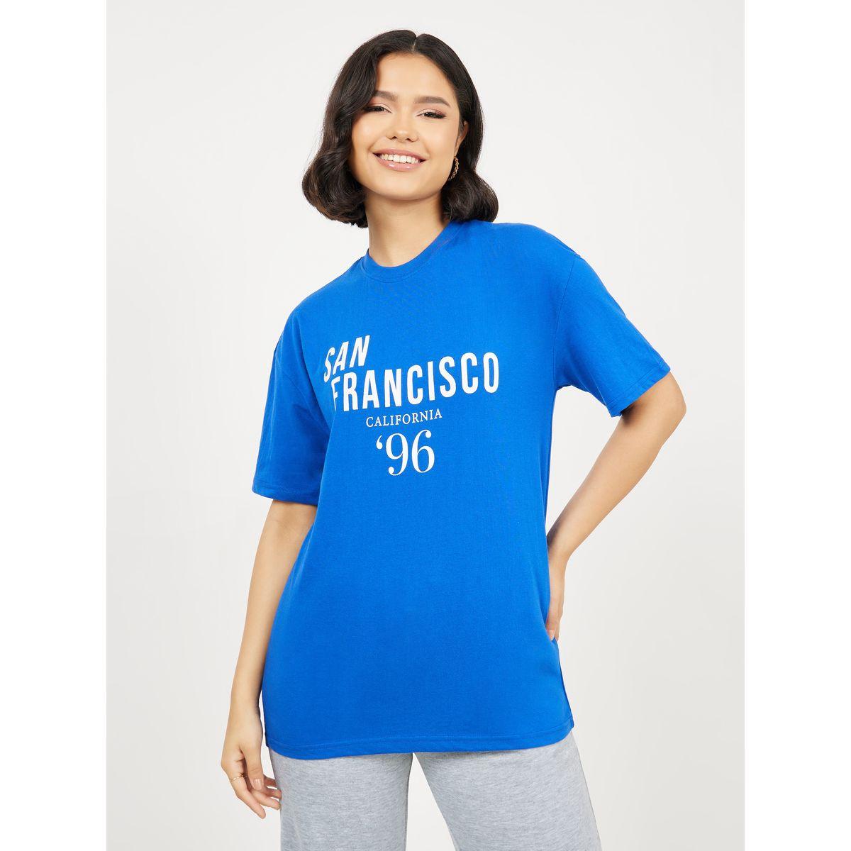 Styli Oversized San Francisco Print T-shirt-women-clothing-tshirts-image-1
