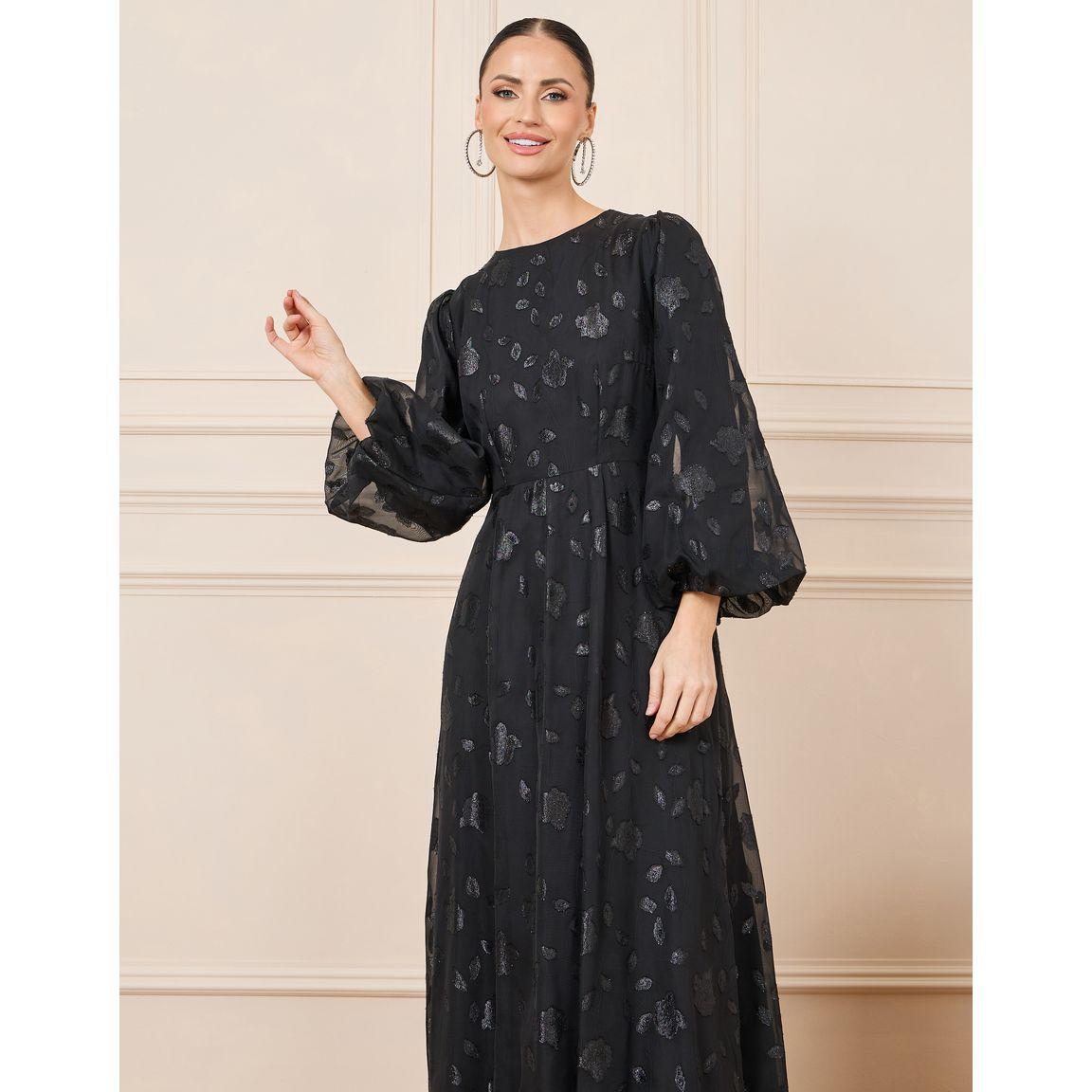 Styli Burnout Texture Shift Maxi Dress-women-clothing-dresses-image-2