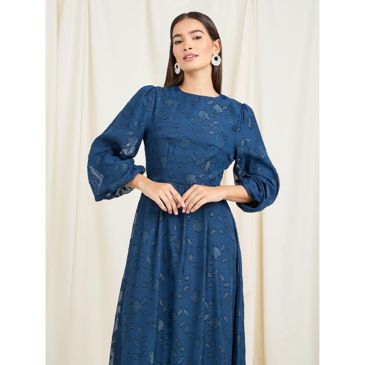 Styli Burnout Texture A-Line Shift Maxi Dress-women-clothing-dresses-image-2