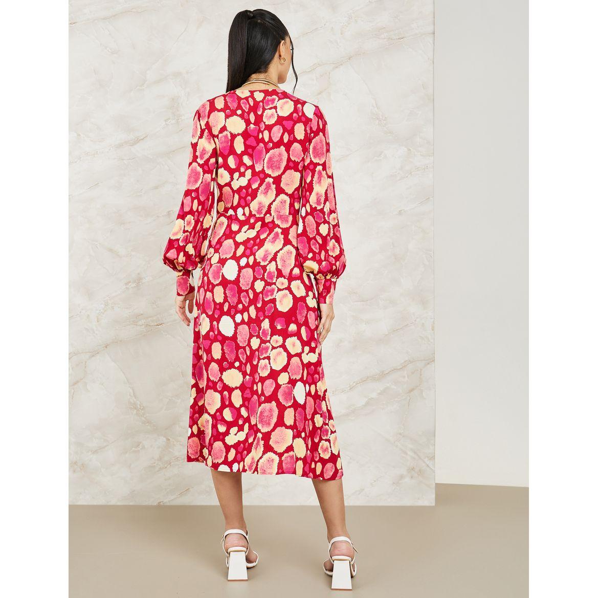 فستان ميدي بأكمام طويلة-women-clothing-dresses-image-4