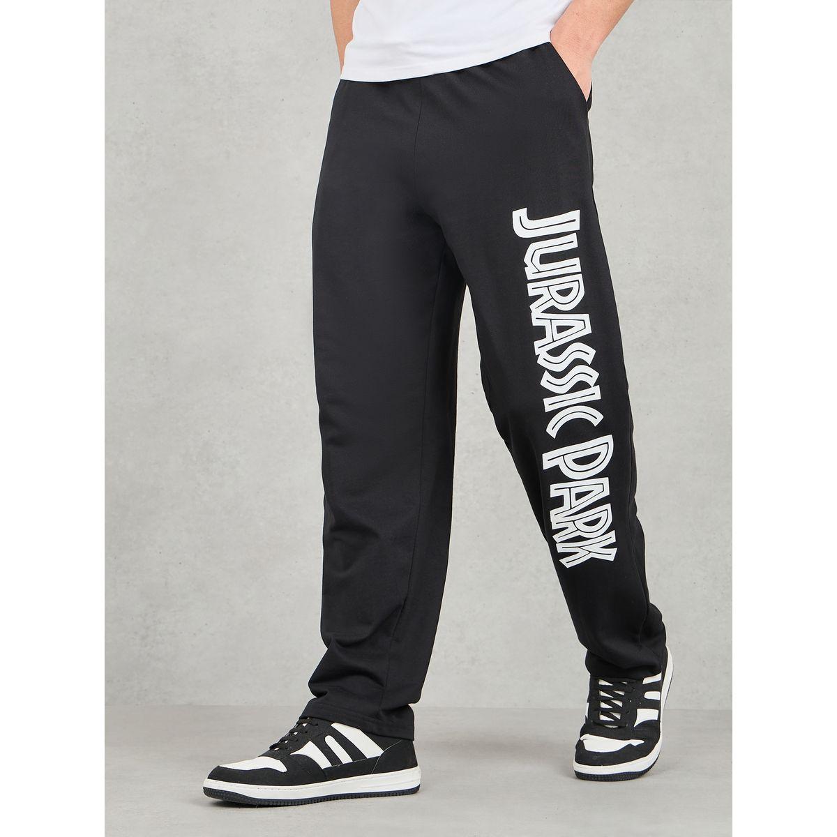 جوغر بقصة مريحة وطبعة جيوراسيك بارك-men-clothing-bottoms-joggers-image-1