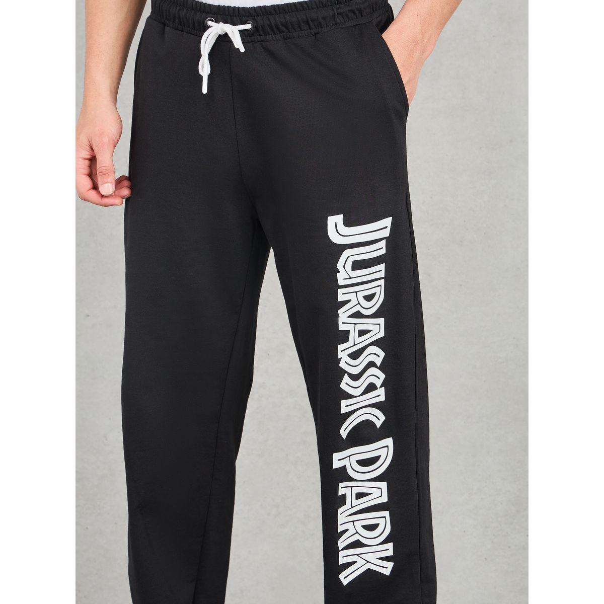 جوغر بقصة مريحة وطبعة جيوراسيك بارك-men-clothing-bottoms-joggers-image-3