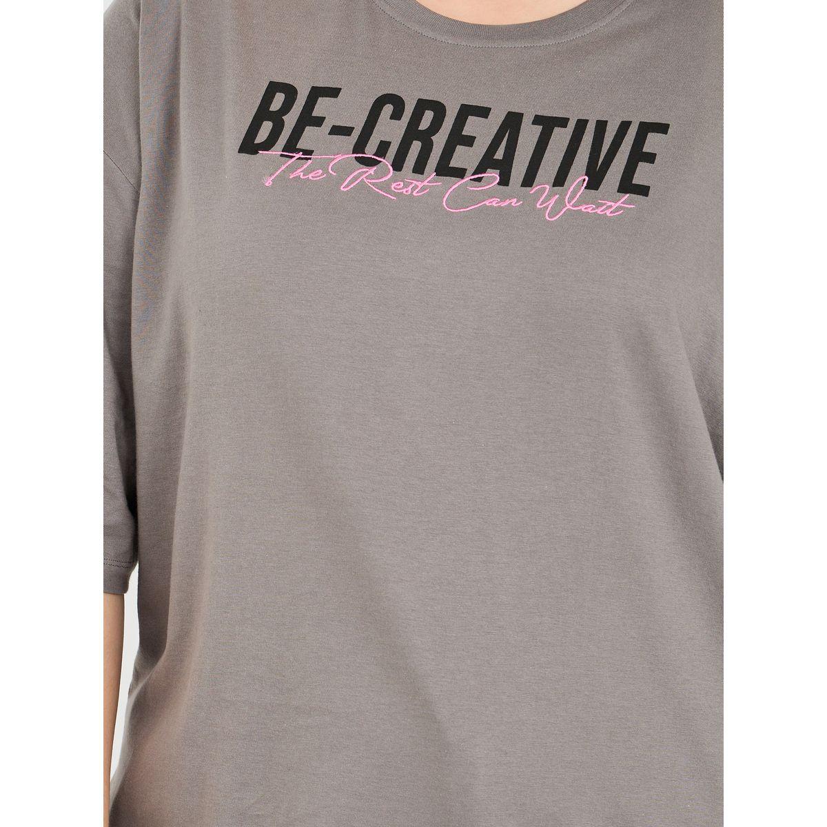 Styli Plus Oversized Embroidered Slogan Drop Shoulder T-Shirt-women-clothing-tshirts-image-3